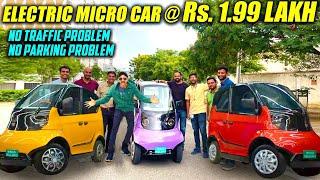 Wings EV Robin | Electric Micro CAR in SIZE OF A BIKE @ the cost of a bike Rs. 1.99 Lakh