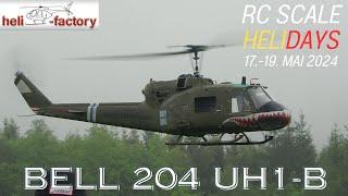 RC HELIFACTORY BELL 204 EASY RIDER  (RC Scale Helicopter Show 2024)