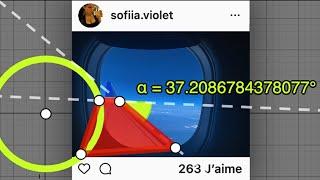 J’ai retracé un compte insta grâce à la trigonométrie