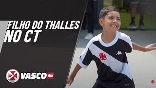 PEDRO, FILHO DO THALLES, VISITOU O CT DO VASCO | VASCOTV