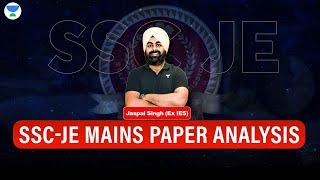 Paper Analysis : SSC JE Mains | Jaspal Singh (Ex IES) #sscje #unacademy #ssc_je_preparation