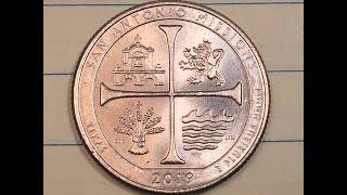 US 2019 Quarter - Joint Video Big D Coins and DC Coin World - San Antonio Missions - United States