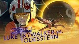 STAR WARS – GALAXY OF ADVENTURES: Luke vs. Todesstern - X-Flügler Angriff | Star Wars Kids