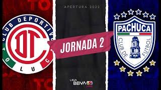 Resumen Toluca vs Pachuca | J2 Liga BBVA MX Femenil