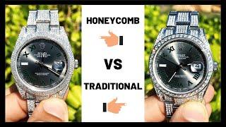 HONEYCOMB OR TRADITIONAL DIAMOND SETTING??