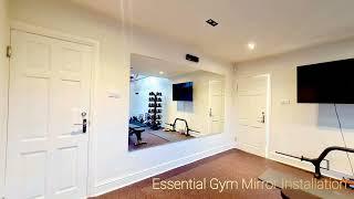 Essential gym mirror installation by Glass Outlet Ltd