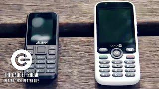 Cheap vs Expensive 'Dumb' Phones: DORO 7010 vs ALCATEL 1068D | The Gadget Show