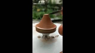 【抖音搬运】中国独特制陶工艺！Chinese ceramic traditional technology.