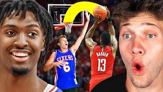 NBA Tyrese Maxey Reacts To My Basketball Highlights