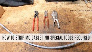 How to Strip MC Cable Without a Special Tool In Less Than 4 Minutes