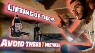 Floors Sinking? 7 MISTAKES TO AVOID When Lifting Up Floors