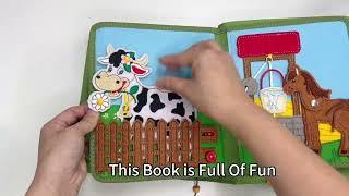 The Best Montessori Busy Book (Busy Farm My First Book) For Kids