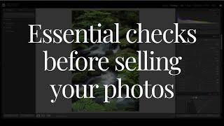 How to prepare your photos before selling them online