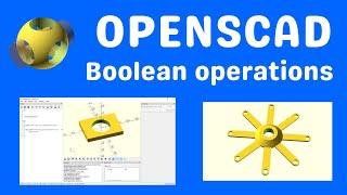 Openscad master boolean operations