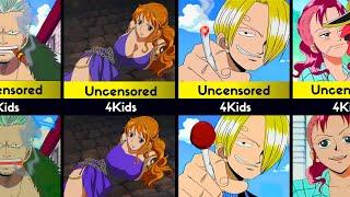 One Piece Censorship Comparison