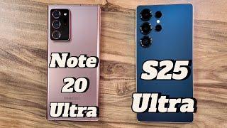 Samsung Galaxy Note 20 Ultra vs Samsung Galaxy S25 Ultra