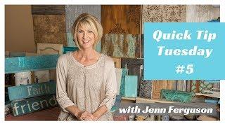 Using Decorative Art Roller w/ Texture Medium | #jennsquicktiptuesday