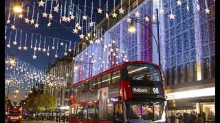 London Oxford Street Walk | Christmas Lights 2024 | 4K Walk