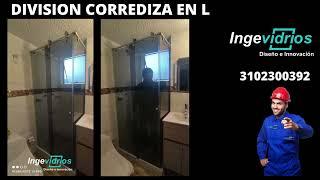 DIVISIONES DE BAÑO EN VIDRIO TEMPLADO EN BOGOTA-INGEVIDRIOS