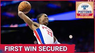 Locked On Pistons POSTCAST: Detroit Pistons DEFEAT Philadelphia 76ers, Jaden Ivy Scores 23 Points