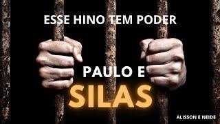 Paulo e Silas- Hino poderoso Alisson e Neide Música #louvar #pauloesilas #tiago