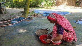 আজ রান্না হল পেঁয়াজ দিয়ে ফেতুরী মাছ ভাজা simple village cooking