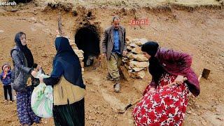 Heavy rain and father arguing with daughter to return home