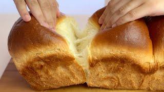 손반죽 결이 살아있는 고소한 버터식빵 만들기 ⎮ BEST Butter Bread Recipe