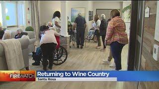 Santa Rosa Seniors Finally Return Home After Tubbs Fire