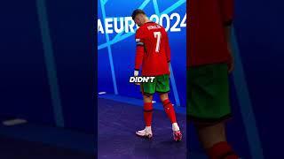 CRISTIANO RONALDO WAS ELIMINATED FROM EURO 2024 