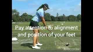 The golf swing basics and tips for women. @GetGoodNGolf Drive like Daniela Darquea.!