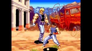 Aggressors of Dark Kombat (Arcade/Neo Geo MVS) Playthrough as Lee