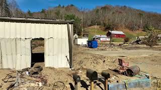 Huntdale, NC Drone Aerial After Historic Hurricane Helene Flood | November 13th 2024