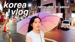 KOREA VLOG ️: a fun rainy day in my life in seoul, exploring yongsan & gangnam