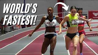 Abby Steiner EPIC SHOWDOWN In Women's 400 Meters! || Razorback Invitational 2023