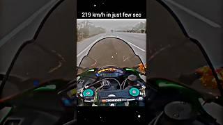 0 TO 219 KM/H in just fewsec|zx10r ki power|#viral #shorts #zx10r