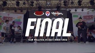 TEAM MALAYSIA VS EAST RIDER CREW | Final Crew | Indonesia Bboy Championship 2018