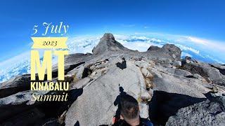 My 1st experience hike to Mt. Kinabalu Peak 8.5km (Puncak Akinabalu) | 5 July 23 | Insta360 X2 view