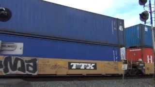 Really Fast Moving CSX Intermodal Train