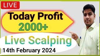 Today Live Trading Profit Booked village wala trader scalping