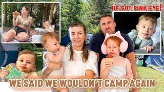 Family Camping Trip Gone Wrong: Rain, Pink Eye & Big Feelings