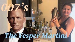 007 James Bond’s The Vesper Martini Cocktail Recipe #007 #cocktail #martini #drink #recipe #alcohol