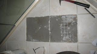 How to replace one or two ceramic floor tiles