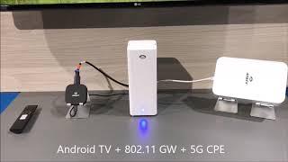 2019 MWC Askey and Ericsson 5G mmWave Demo