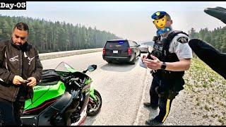 banff & Calgary ko skip kyu krna pda | Solo Bike Trip in Canada on Ninja zx10r