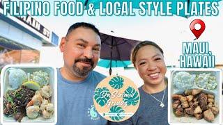 Must Try FILIPINO FOOD and PLATE LUNCHES in MAUI | Pork Adobo, Kalbi, Garlic Shrimp in MAUI, HAWAII