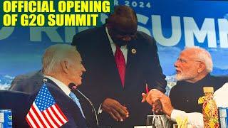 G20-SUMMIT |BRAZIL | Official opening of the Summit |Speech by President Lula | PM Modi | Biden | US