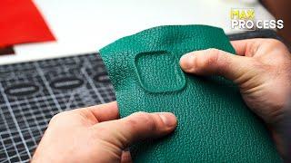 Three leather cases for your phone  | The process of making leather iPhone cases | Apple