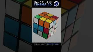 C4D Rubiks Cube Animation  ⭐Members Only Tutorial + Project File