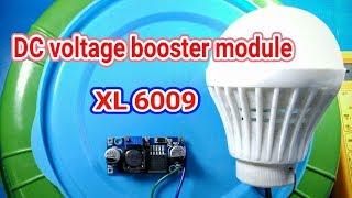 Adjustable Voltage Step-up module|voltage booster xl6009| review